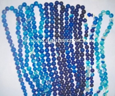 Blue Onyx Round Beads