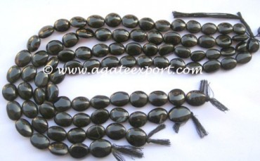 Black Onyx Almond Shape Beads