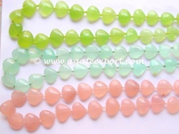 Mix Onyx Hearts Shape Beads