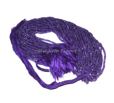 Amethyst 4 mm Gemstone Beads