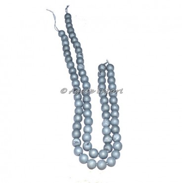 Silver Agate Druzy Fashion Gemstone Beads