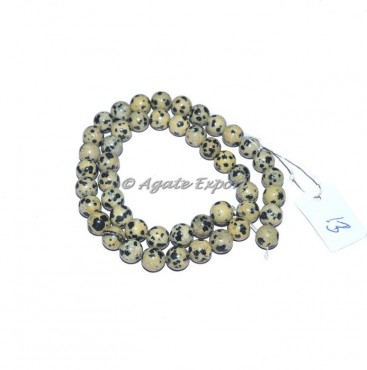 Jasper Dalmatian Gemstone Beads