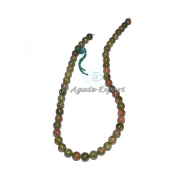 Unakite Gemstone Beads Line