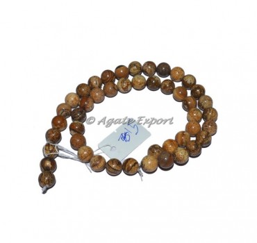 Picture Jasper Gemstone Beads