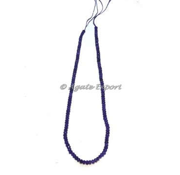 Amethyst Rondelle Jade Beads