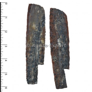 Hand Knapped Agate Knife 6 Inch