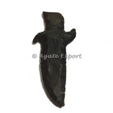 Black Agate Stone Sward Small
