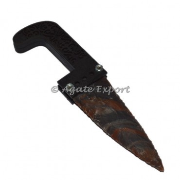 Agate Stone Knife Arrowheads