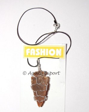 Wrap Agate Arrowheads Necklace