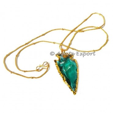 Normal Arrowheads Glass Necklace