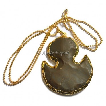 Old Style Arrowheads Necklace