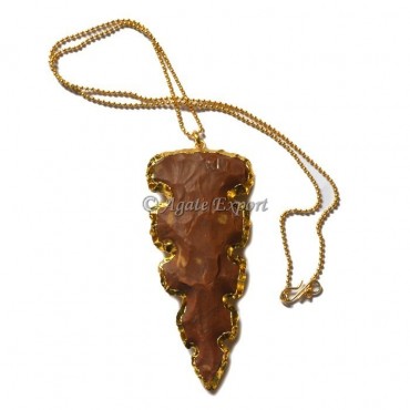 Antic Accent Arrowheads Necklace