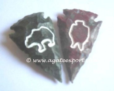 Engraved Arrowheads Pendants.