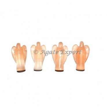 Orange Selenite Small Angel
