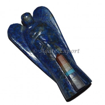 Lapis Lazuli Angel With Rocket Chakra Point