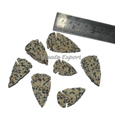 Dalmatian Jasper Arrowheads 1 Inch to 1.50 Inch
