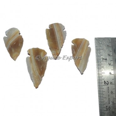 Banded Agate Small Arrowheads