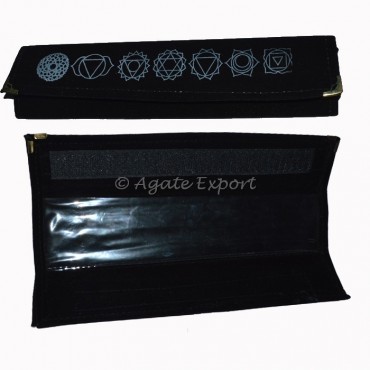 Chakra Velvet Case With Chakra Symbol