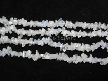 Rainbow Moonstone Chips Beads Strand
