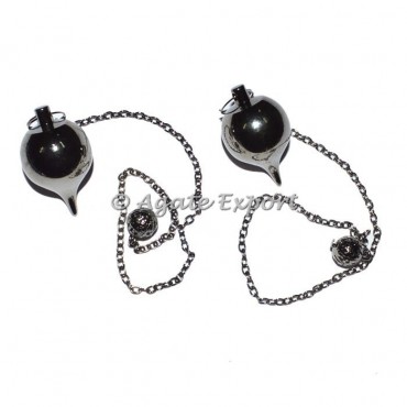 Isis Long Black Metal Pendulums