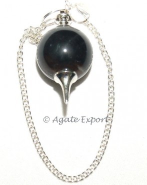 Black Agate Sphere Pendulum