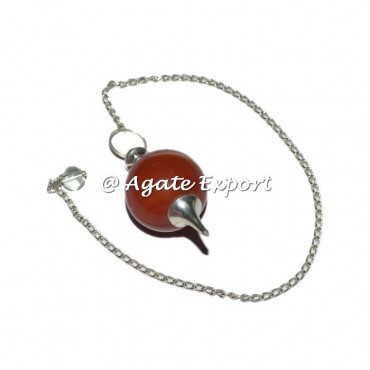 Red Agate Ball Pendulums