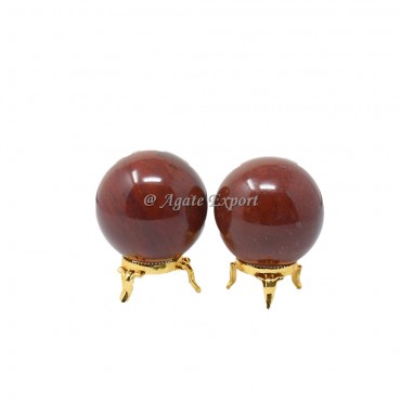 Red Jasper Spheres.