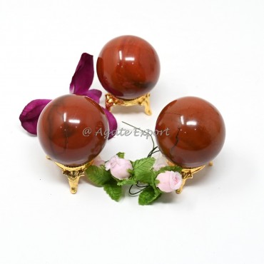 Red Jasper Spheres.