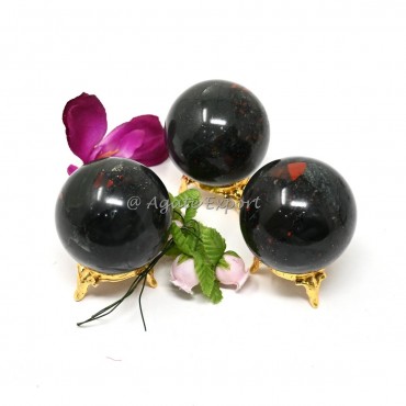 Dragon Bloodstone Spheres