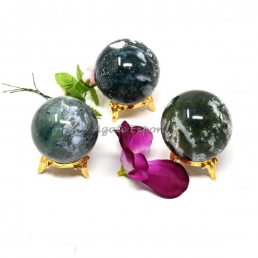 Moss Agate Spheres