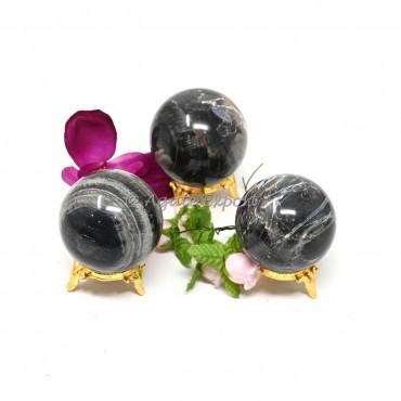 Zebra Onyx Spheres