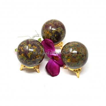 Snake Jasper Spheres