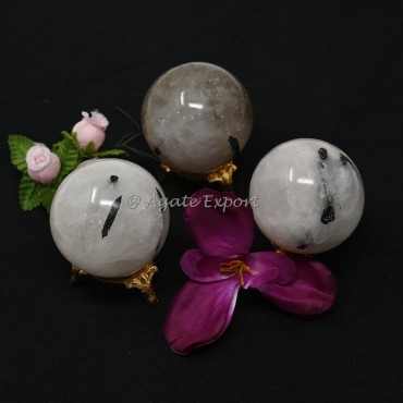 White Rutile Spheres