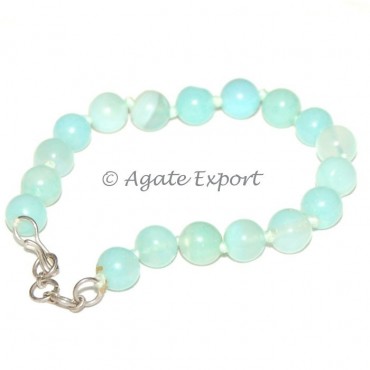 Aqva Onyx Round Beads Bracelets