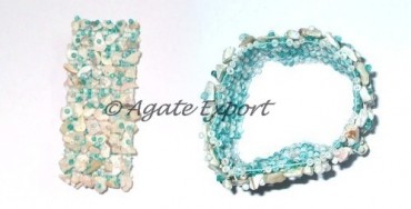 Tree Agate Chips Bracelets