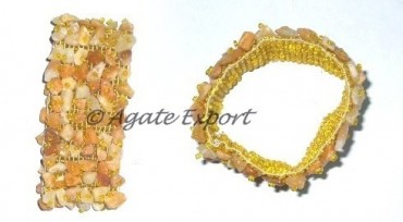 Yellow Agate Bracelets