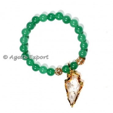 Green Aventurine Arrowhead Bracelets