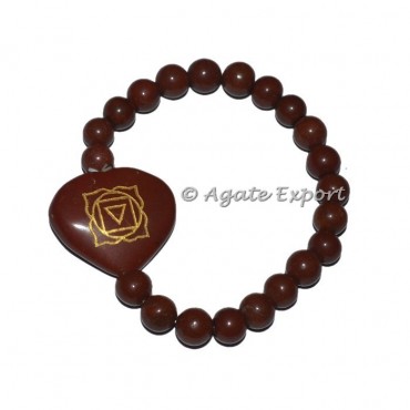 Root Chakra Red Jasper Bracelet