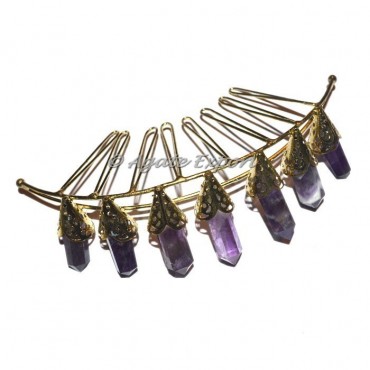 Amethyst 7 Pencil Golden Crown