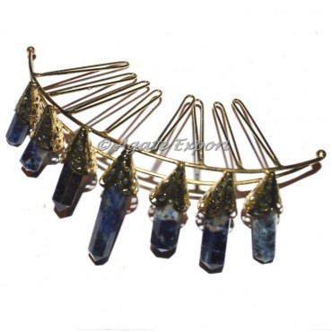 Lapis Lazuli 7 Pencil Golden Crown