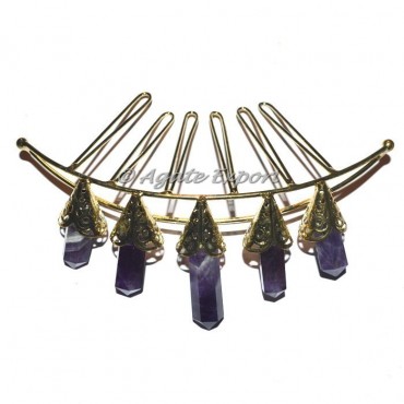 Amethyst 5 Pencil Golden Crown