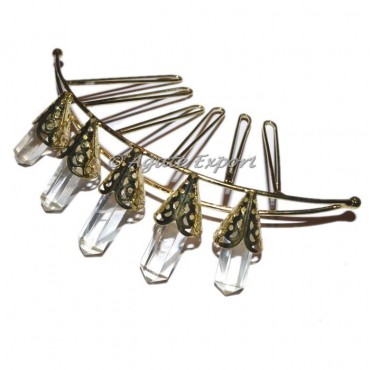 Crystal Quartz 5 Pencil Golden Crown