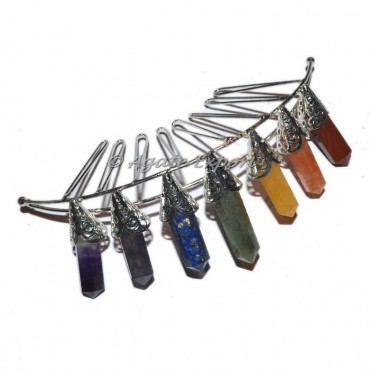 Seven Chakra Pencil Silver Crown