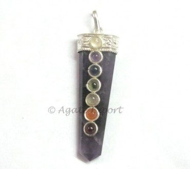 Amethyst Chakra Pendants
