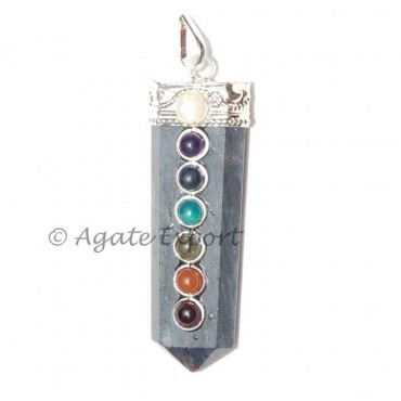 Blue Aventurine Chakra Pendants