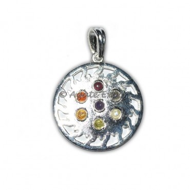 Laher Sun Chakra Metal Pendants