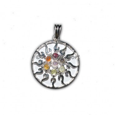 Healing Chakra Metal Pendants