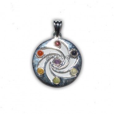 Reiki Chakra Metal Pendants