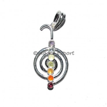 Choko-Reiki Chakra Metal Pendants