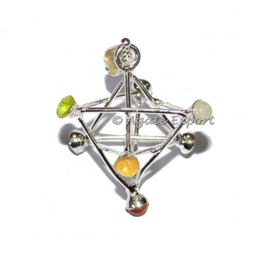 Merkaba Star 7 Chakra Pendant